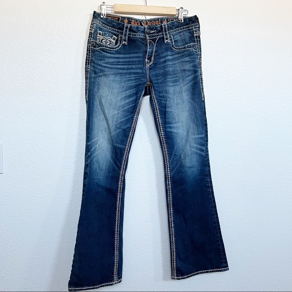Rock Revival- Ashlyn Easy Boot Cut Jeans Size 27